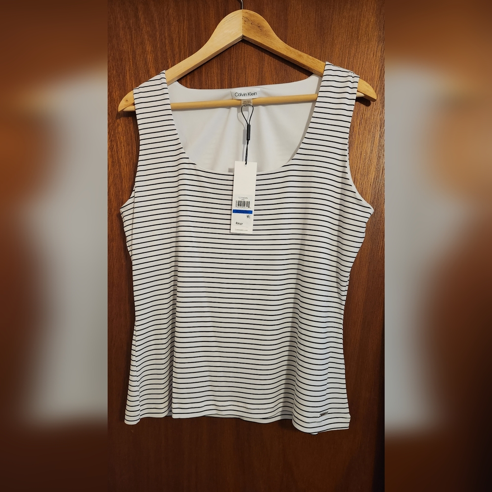 Calvin Klein Matte Jersey Scoop Neck Tank free with any purchase. Just bundle
